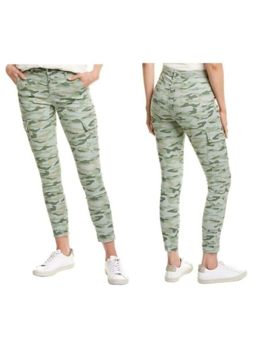 Joe's Jeans Mid Rise Utility Skinny Ankle Jeans Green Size 27 NWT